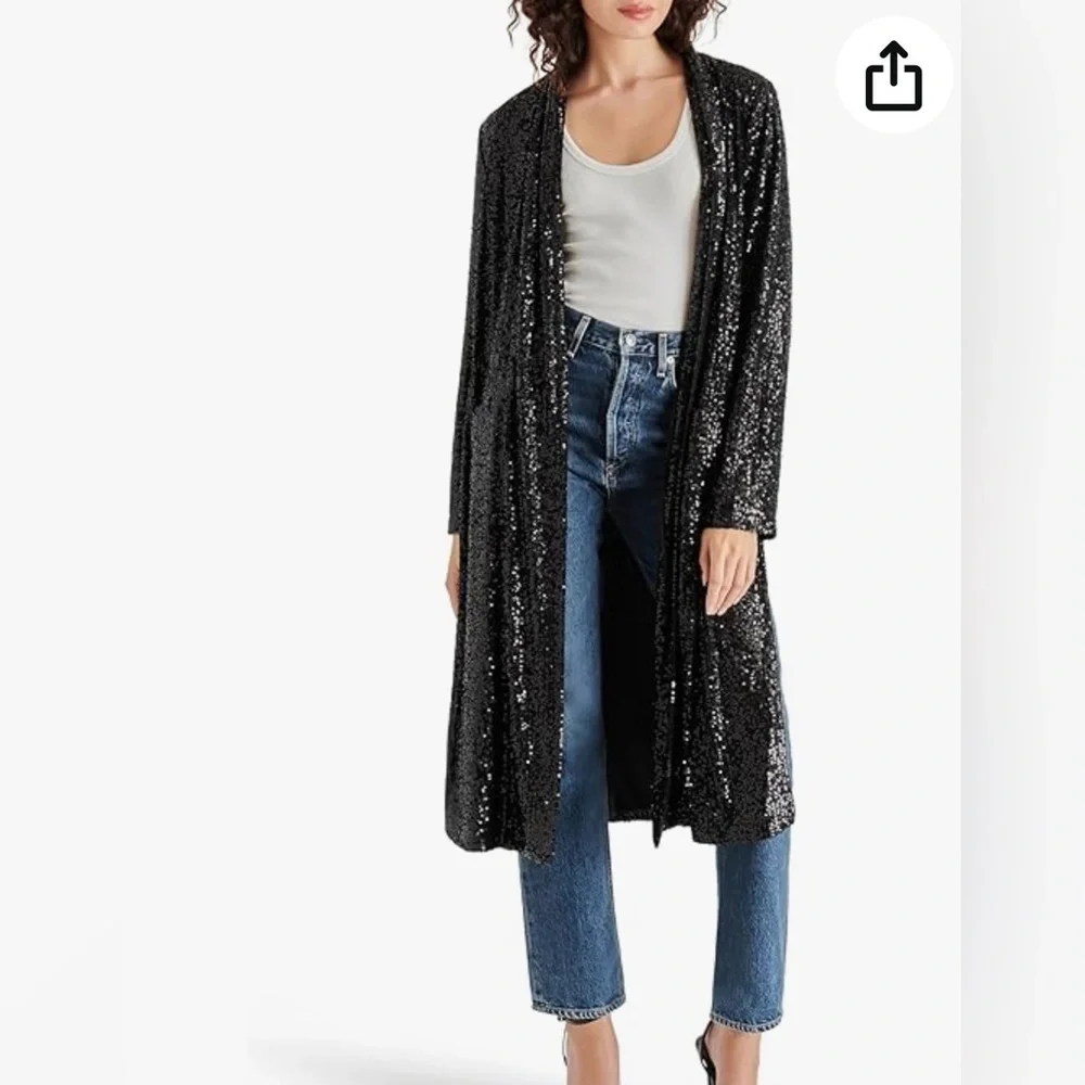 Steve Madden Show Stopper Sequin Duster - Picture 16 of 16